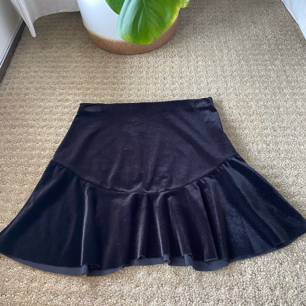 Urban Outfitters velvet skirt